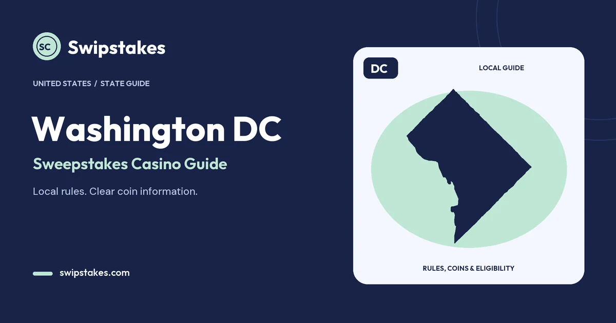 Washington DC Sweepstakes Casinos