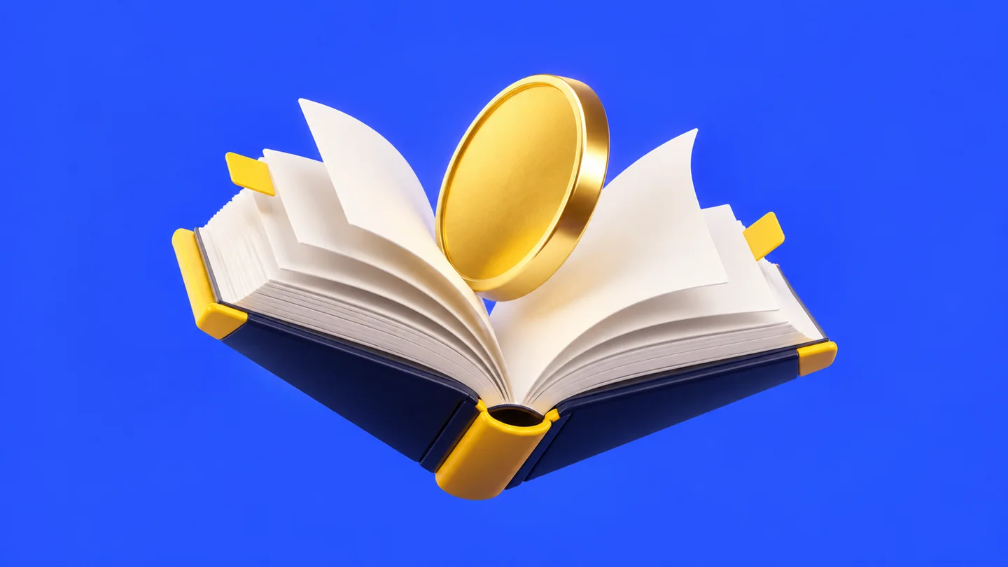 Original gold playbook motif for sweepstakes guides
